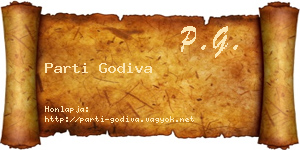 Parti Godiva névjegykártya